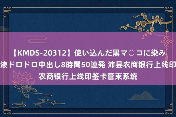 【KMDS-20312】使い込んだ黒マ○コに染み渡る息子の精液ドロドロ中出し8時間50連発 沛县农商银行上线印鉴卡管束系统